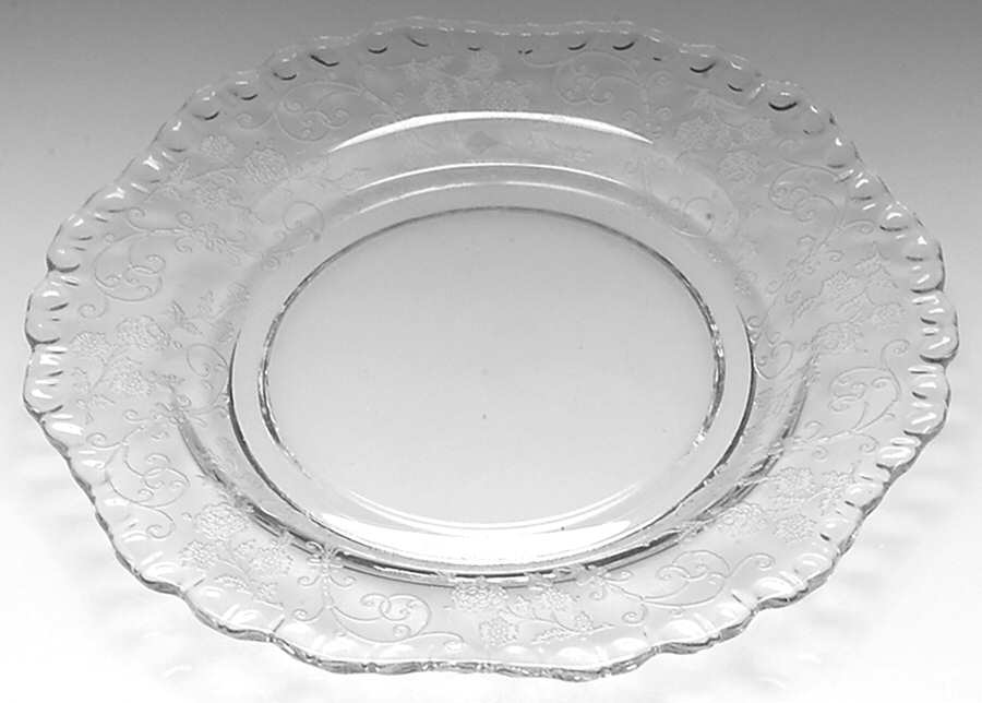 Elaine Clear (Stem 3500) Bread & Butter Plate (Shape 3500) by Cambridge-1