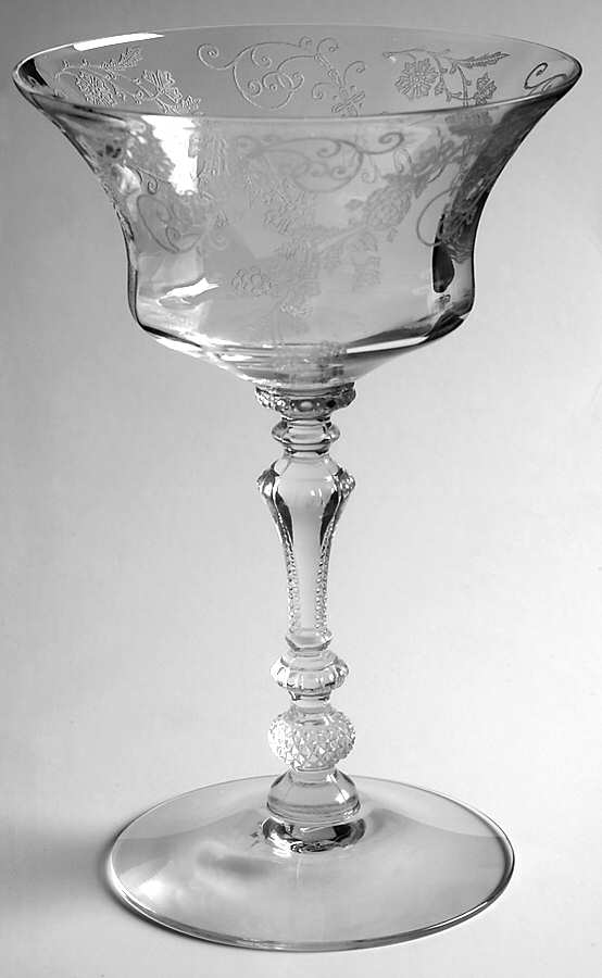 Elaine Clear (Stem 3500) Champagne/Tall Sherbet by Cambridge-1