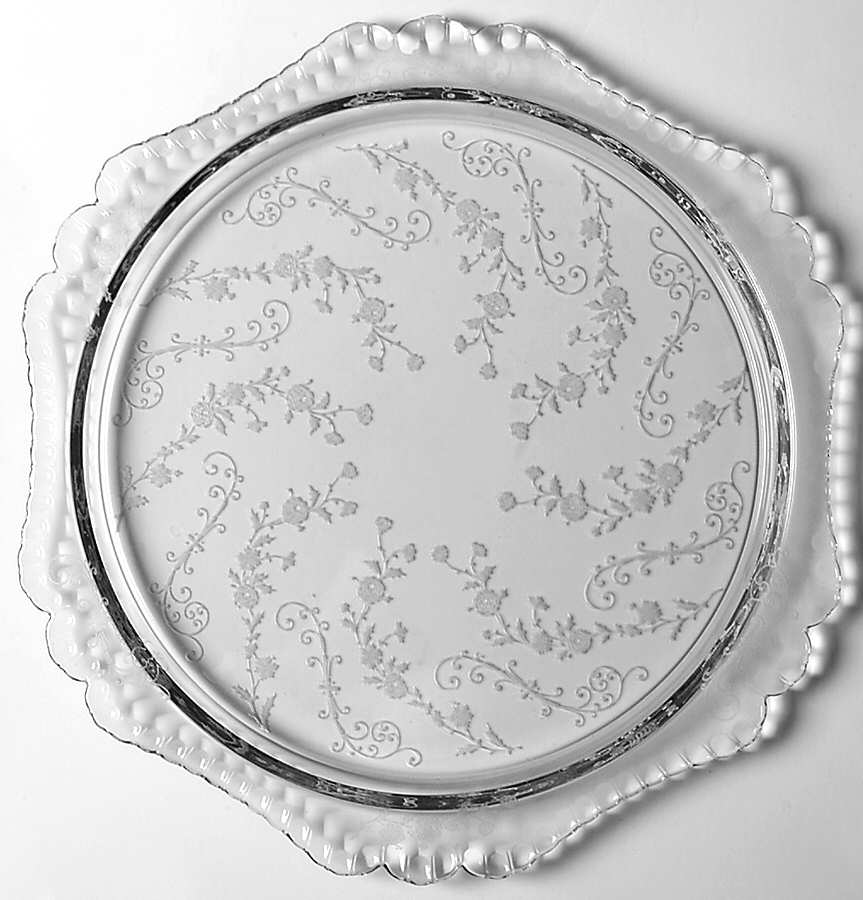 Elaine Clear (Stem 3500) 12" Round Relish Tray by Cambridge-1