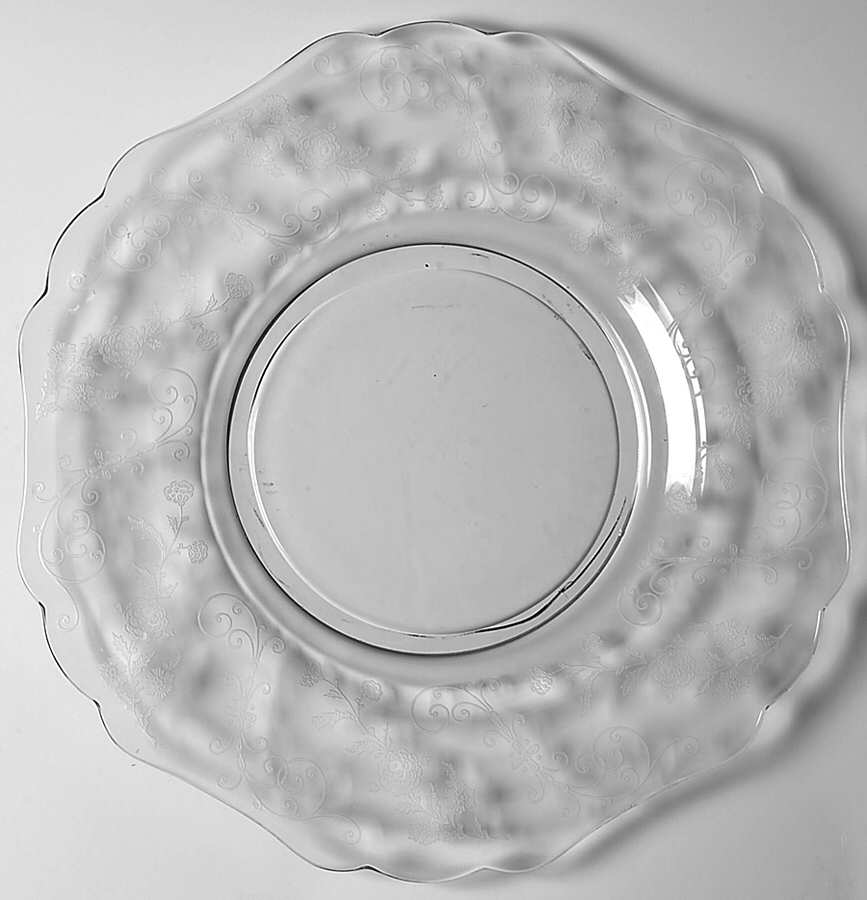 Elaine Clear (Stem 3500) 3400 10 1/2" Service Plate by Cambridge-1