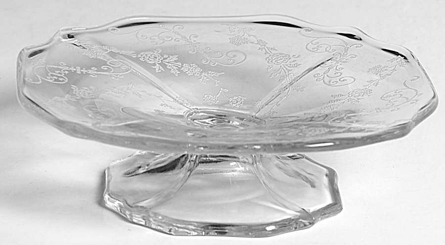 Elaine Clear (Stem 3500) 3400/26 Footed Bon Bon by Cambridge-1