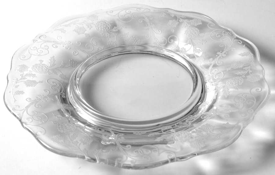 Elaine Clear (Stem 3500) Mayonnaise Underplate-Shape 3900 by Cambridge-1