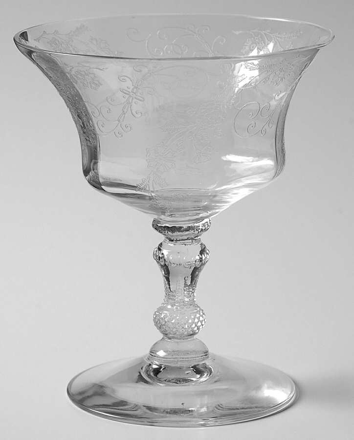 Elaine Clear (Stem 3500) Low Sherbet by Cambridge-1