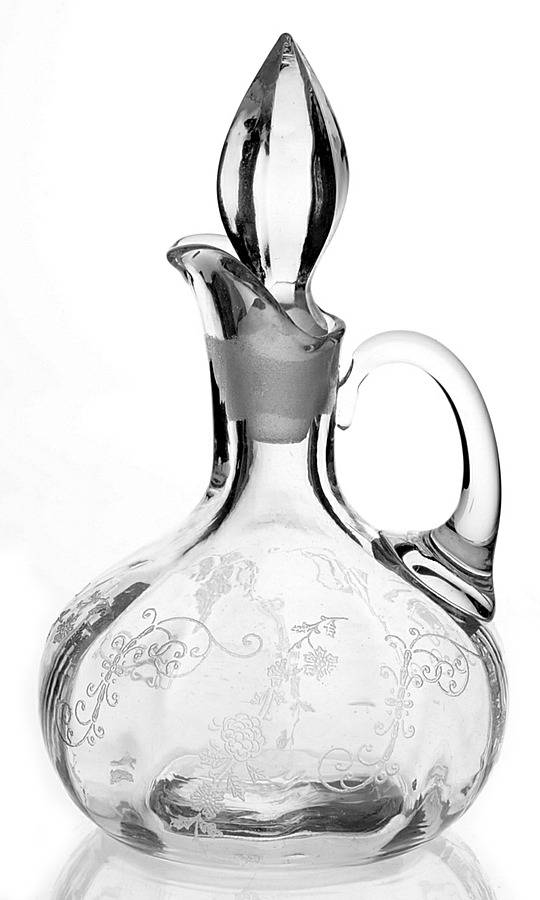 Elaine Clear (Stem 3500) Oil Cruet & Stopper by Cambridge-1