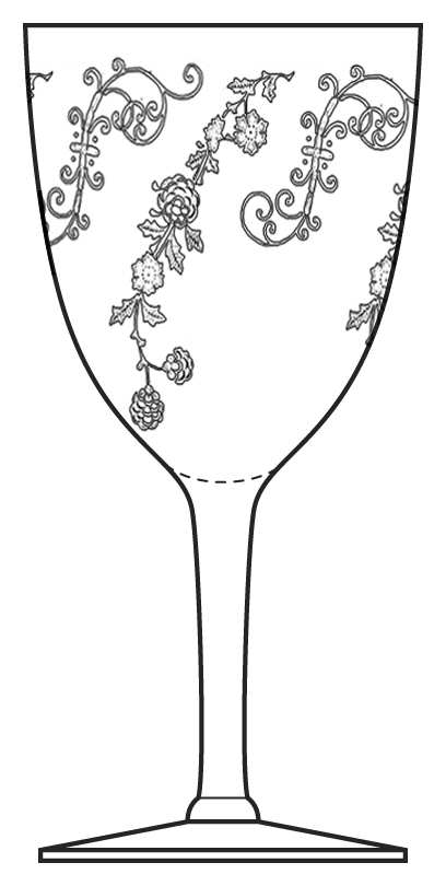 Elaine Clear (Stem 7801) Water Goblet by Cambridge-1