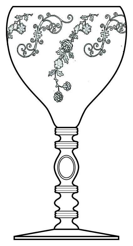 Elaine Clear (Stem 1402 100) Water Goblet by Cambridge-1