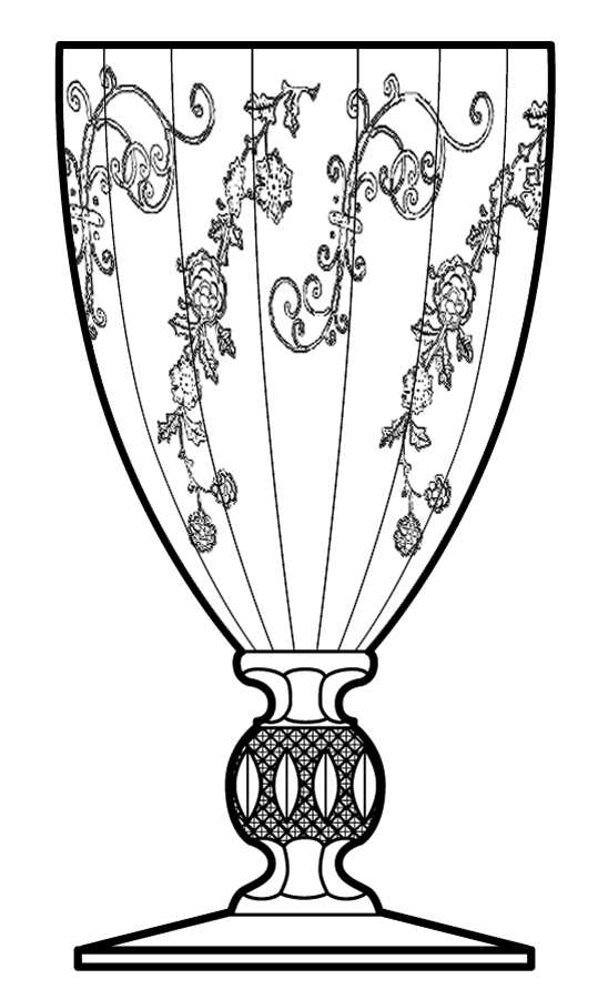 Elaine-Clear (Stem 1066) Water Goblet by Cambridge-1