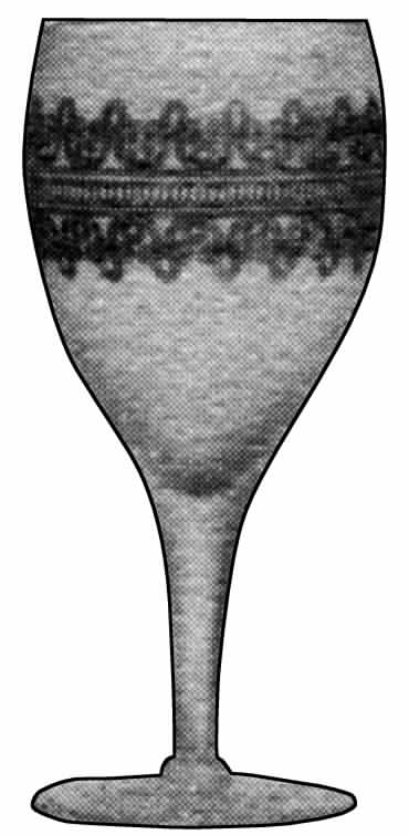Etch 272 Water Goblet by Cambridge-1