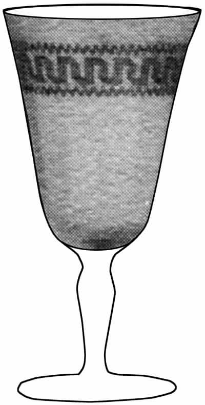Etch 322 Water Goblet by Cambridge-1