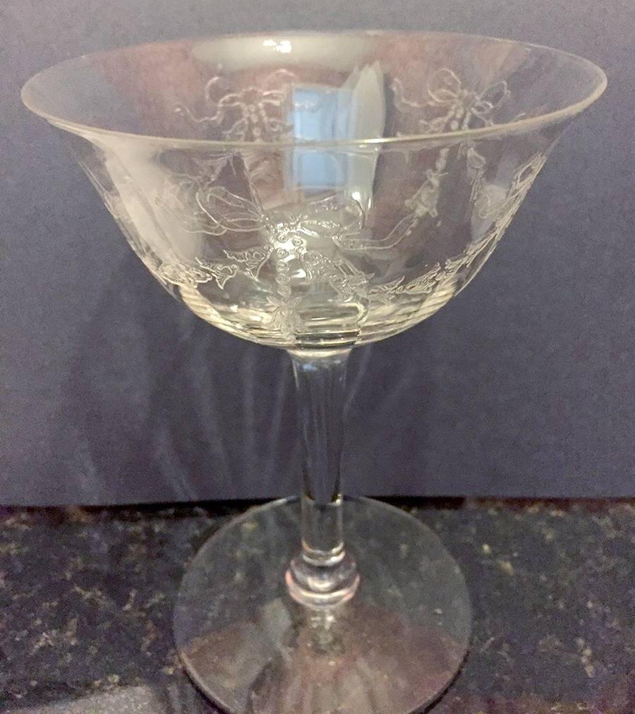 Etch 407 Champagne/Tall Sherbet by Cambridge-1