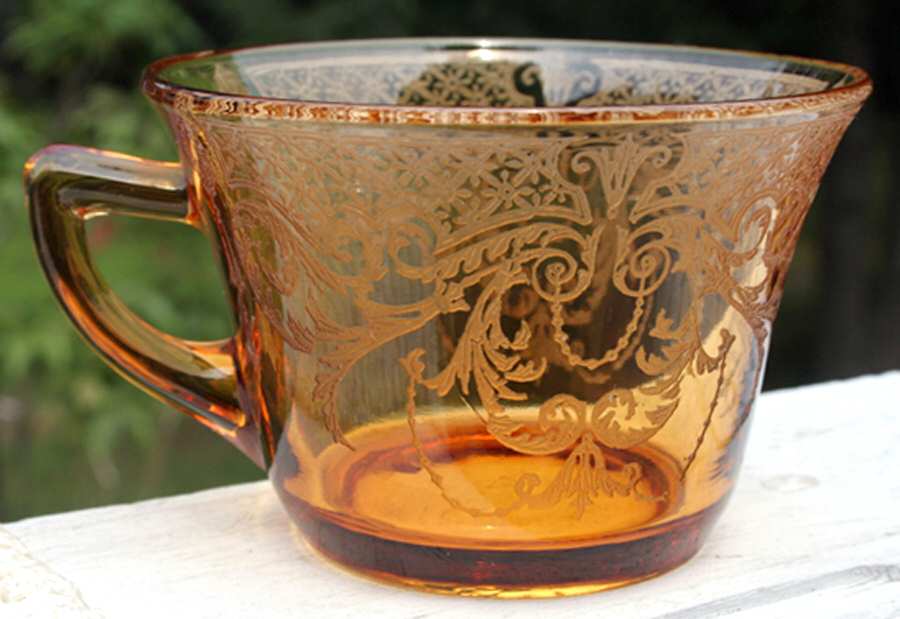 Etch 520 Amber (Stem 3060) Cup Only by Cambridge-1