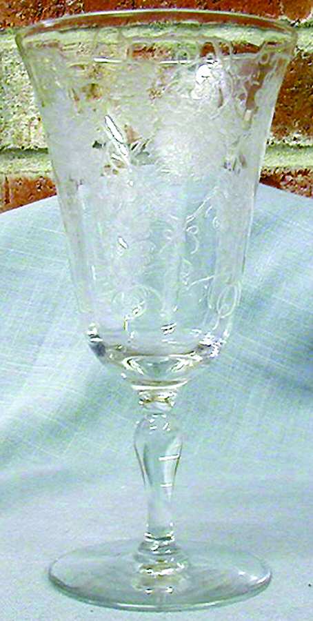 Etch 521 Water Goblet by Cambridge-1