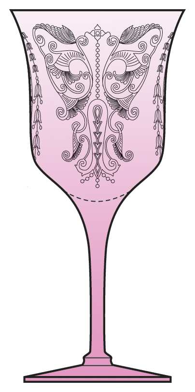 Majestic (Stem 3065, Pink) Water Goblet by Cambridge-1
