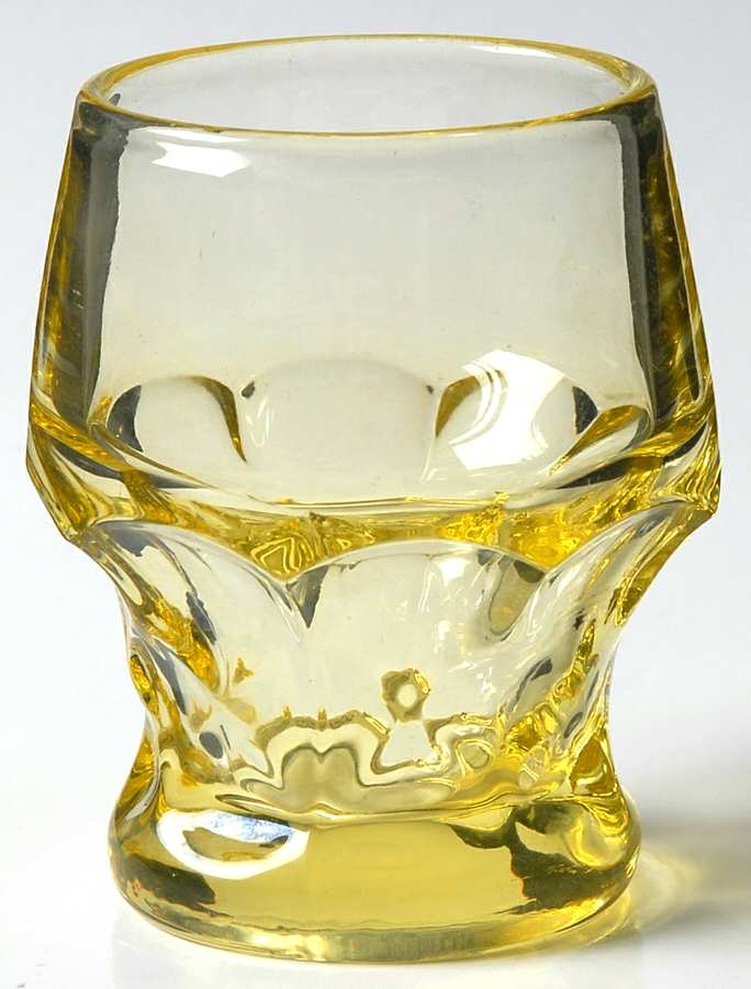 Georgian Yellow (Gold Krystol Yellow) 5 Oz Flat Tumbler by Cambridge-1