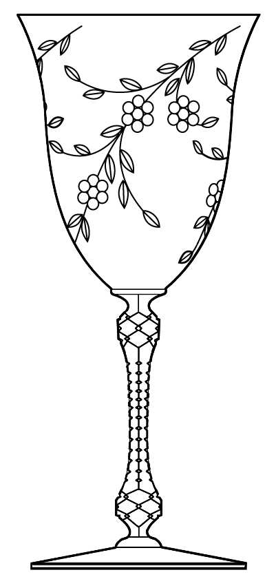 Glenmont Water Goblet by Cambridge-1