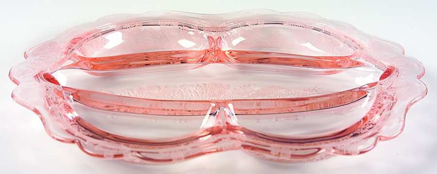 Gloria Pink (Stem 3130) 3400 5 Part Celery/Relish by Cambridge-1