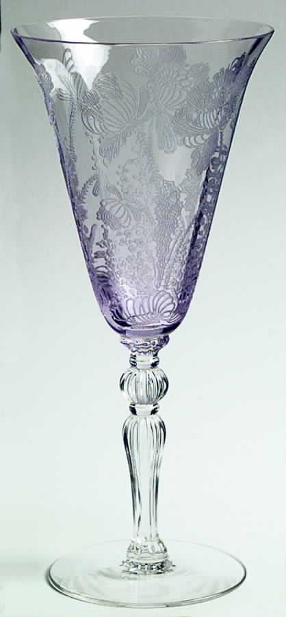 Gloria Heatherbloom  (Stem 3035) Water Goblet by Cambridge-1