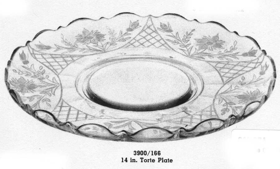 Granada Large Rolled Edge Torte Plate by Cambridge-1
