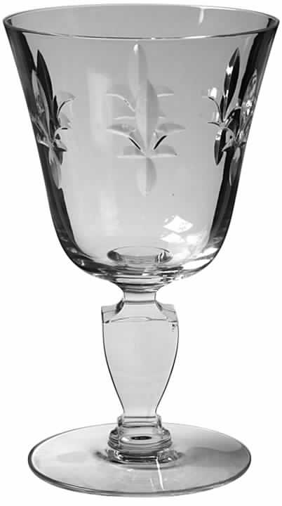 Joan of Arc (Cut) Water Goblet by Cambridge-1