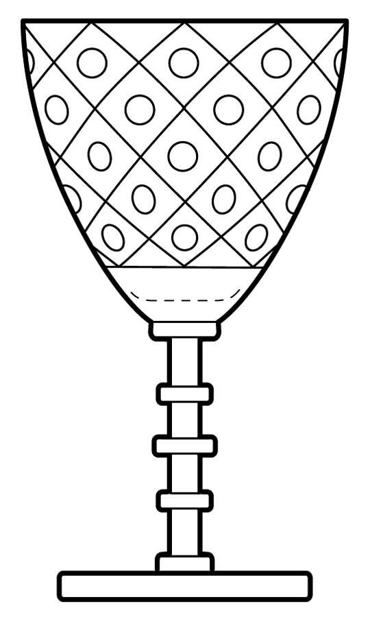 Killarney Water Goblet by Cambridge-1