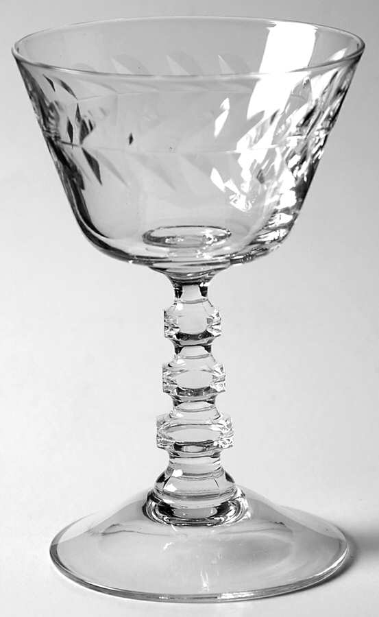 Laurel Wreath Clear (Stem 3139) Liquor Cocktail by Cambridge-1