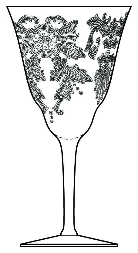 Lorna Clear (Stem 3015) Water Goblet by Cambridge-1