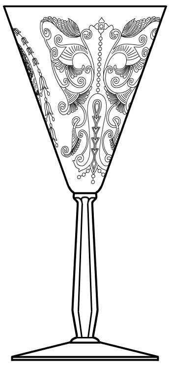 Majestic Water Goblet by Cambridge-1
