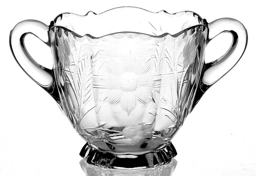 Maryland Clear (Stem 3776) Shape 3900/41 Open Sugar by Cambridge-1