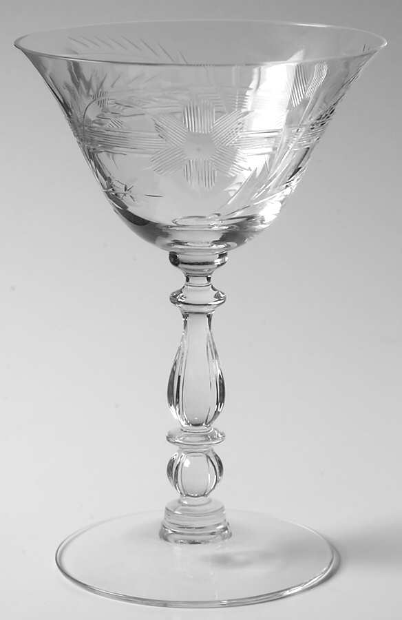Maryland Clear (Stem 3776) Champagne/Tall Sherbet by Cambridge-1