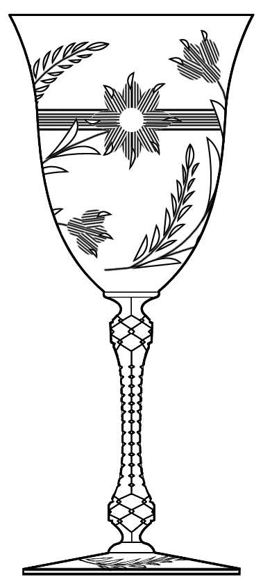 Maryland Clear (Stem 3116) Water Goblet by Cambridge-1