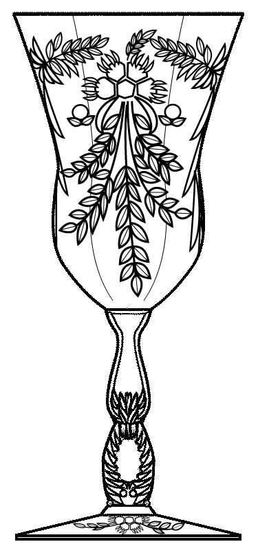 Minuet Water Goblet by Cambridge-1