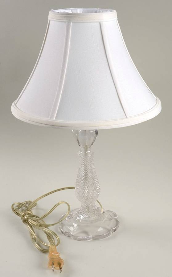 Mt. Vernon Clear 13" Electric Lamp & Shade by Cambridge-1