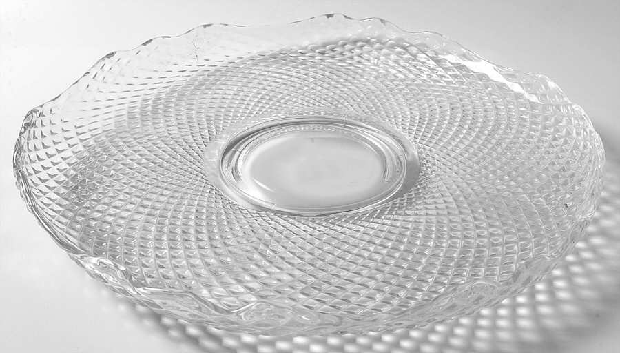 Mt. Vernon Clear 13" Torte Plate by Cambridge-1