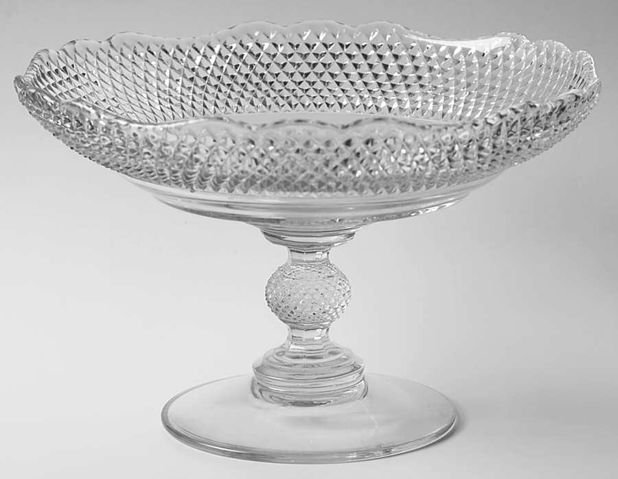 Mt. Vernon Clear Round Compote (Height X Width) by Cambridge-1