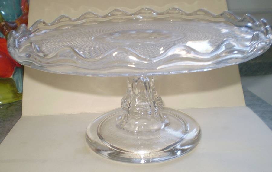 Mt. Vernon Clear Round Cake Stand by Cambridge-1