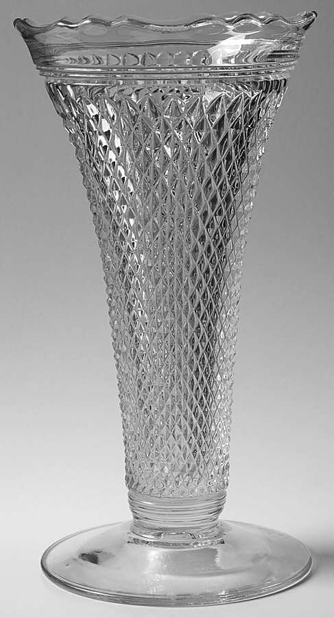 Mt. Vernon Clear 9" Flower Vase by Cambridge-1