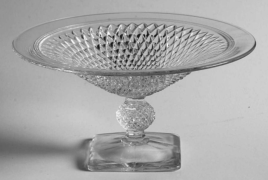 Mt. Vernon Clear Round Compote (Height X Width) by Cambridge-1
