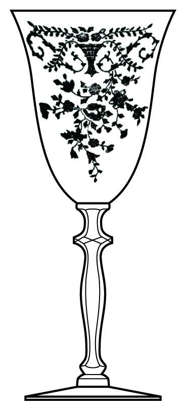 Portia Clear (Stem 3120) Water Goblet by Cambridge-1