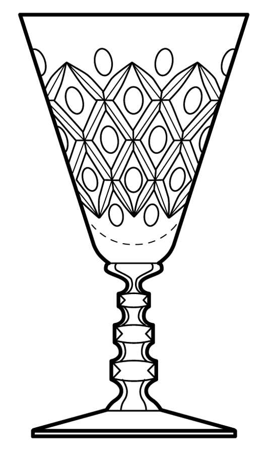 Regent Water Goblet by Cambridge-1