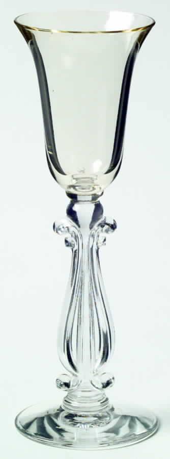 Regency Gold Krystol Cordial Glass by Cambridge-1
