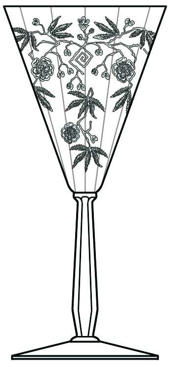 Rosalie Water Goblet by Cambridge-1