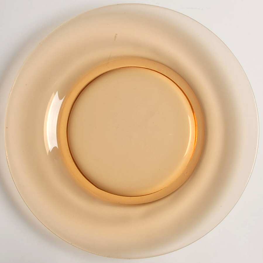 Round Amber Bread & Butter Plate by Cambridge-1