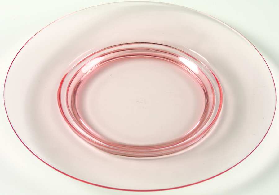 Round Pink Luncheon Plate by Cambridge-1
