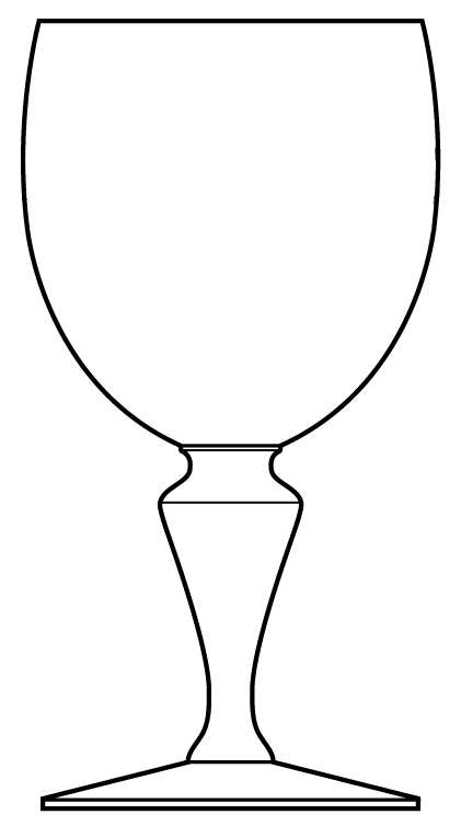 Sonata (Stem #1957) Water Goblet by Cambridge-1