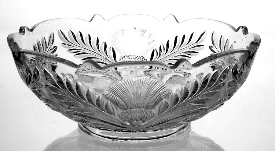 Thistle Clear 8" Round Bowl by Cambridge-1