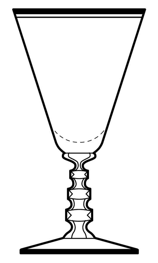 Triumph Clear (Stem 3139) Water Goblet by Cambridge-1