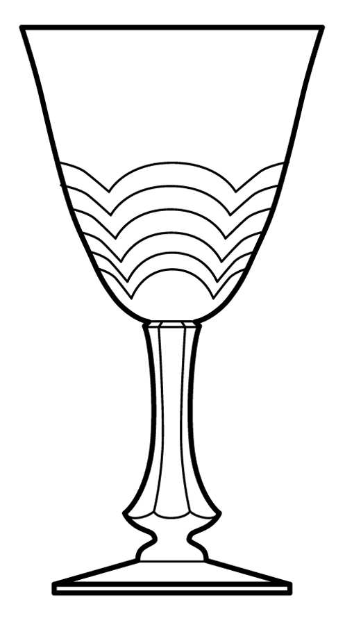 Vogue Water Goblet by Cambridge-1