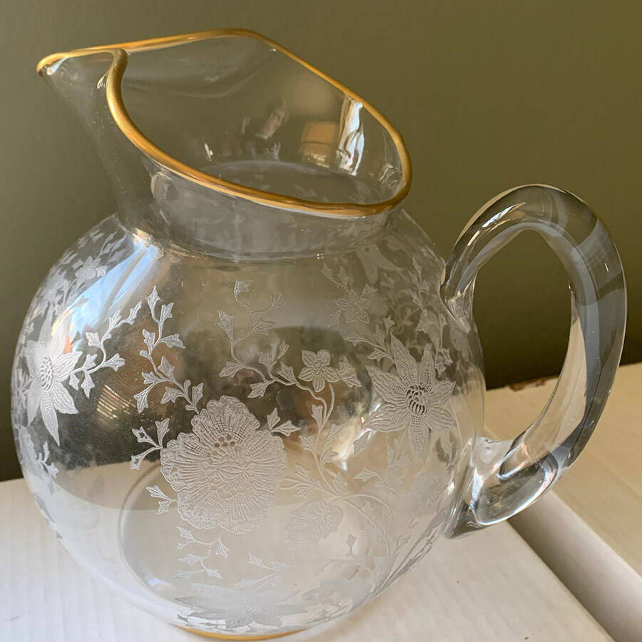 Wildflower Clear 86 Oz Ice Lip Pitcher by Cambridge-1