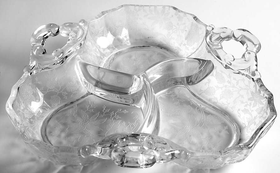 Wildflower Clear 3400/91 3 Part Candy/Relish by Cambridge-1