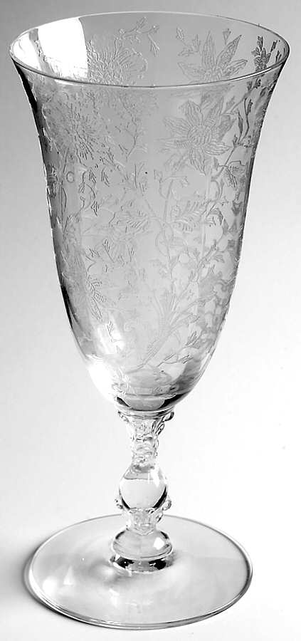 Wildflower Clear 10 Oz Footed Tumbler by Cambridge-1